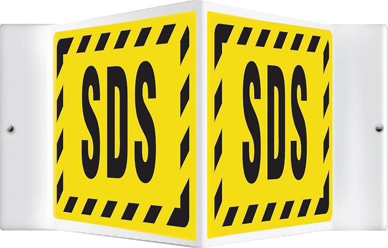 Accuform SDS Projection Sign, 8"H x 12"W (PSP395)