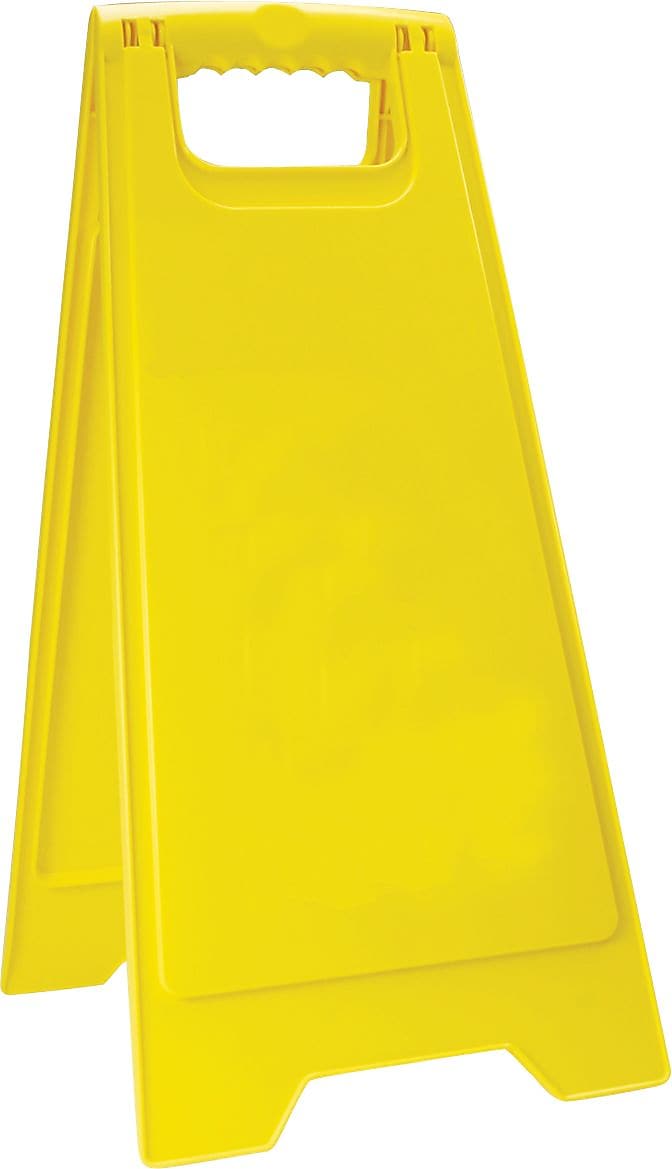 Accuform Slip-Gard BLANK YELLOW 2 X Fold-Ups, Yellow, 25"H x 12"W (PFW400)