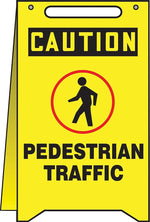 Accuform Signs® Slip-Gard™ CAUTION KEEP OUT Fold-Ups, Red/Black/Yellow, 20"H x 12"W, 1/Pack (PFR629)