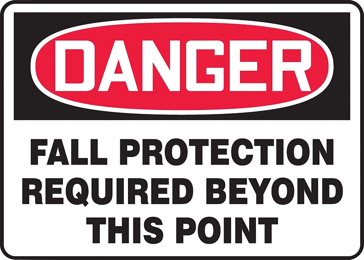 Accuform Safety Sign, Danger, 7" X 10", Adhesive Vinyl (MFPR104VS) (MFPR104VS)