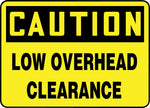 Accuform Safety Sign, Caution, 10" X 14", Adhesive Vinyl (MECR606VS)