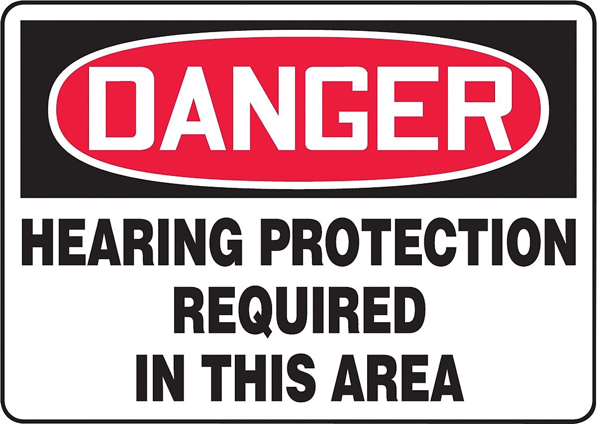 Accuform Safety Sign, Danger, 7" X 10", Adhesive Vinyl (MPPE219VS)