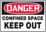 Accuform Safety Sign, Danger, 7" X 10", Adhesive Vinyl (MCSP108VS)