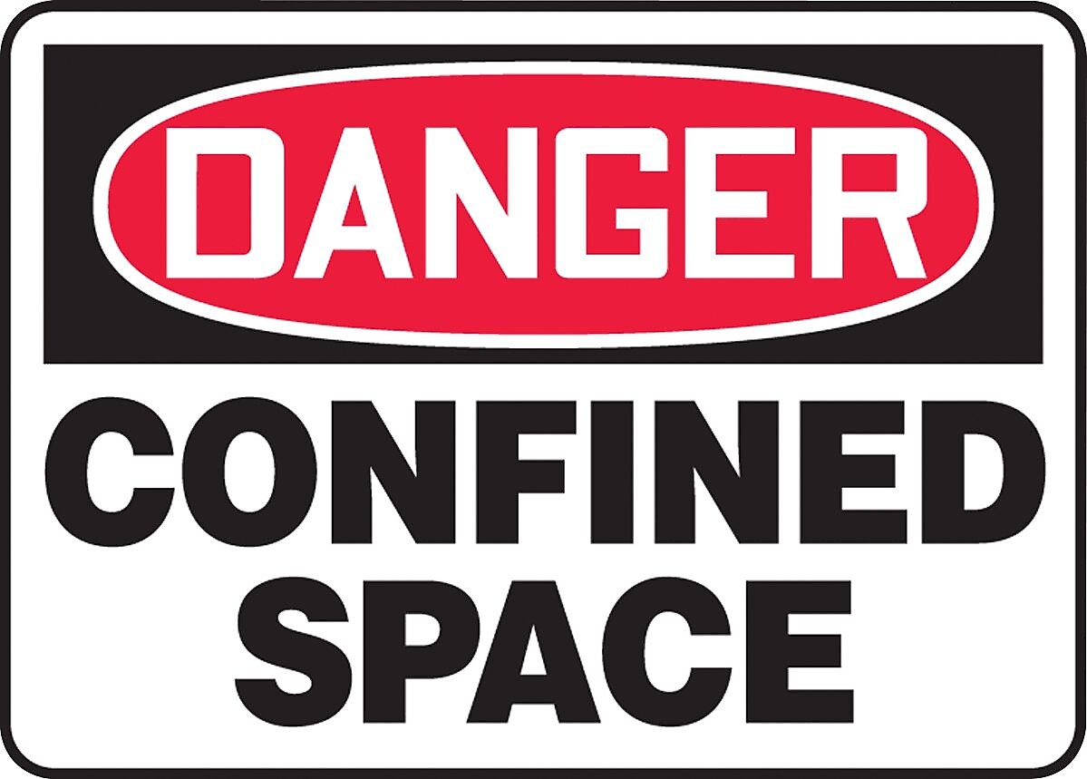 Accuform Safety Sign, Danger, 7" X 10", Adhesive Vinyl (MCSP116VS)