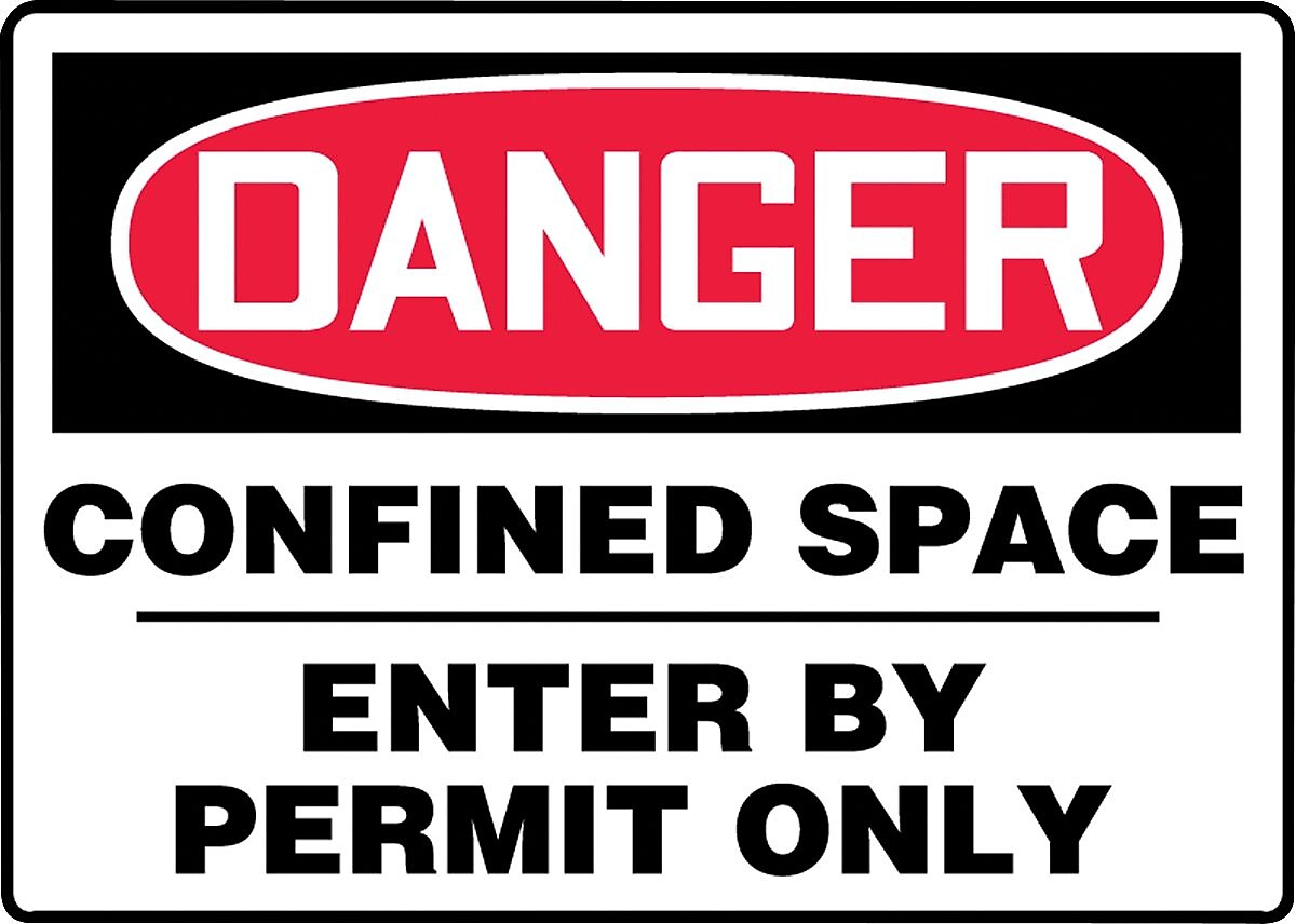 Accuform Safety Sign, Danger, 7" X 10", Adhesive Vinyl (MCSP130VS)