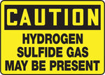 Accuform Signs® Safety Sign, Caution, 10" X 14", Adhesive Vinyl, Ea (MCHL613VS)