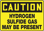 Accuform Safety Sign, Caution, 7" X 10", Adhesive Vinyl (MCHL601VS)