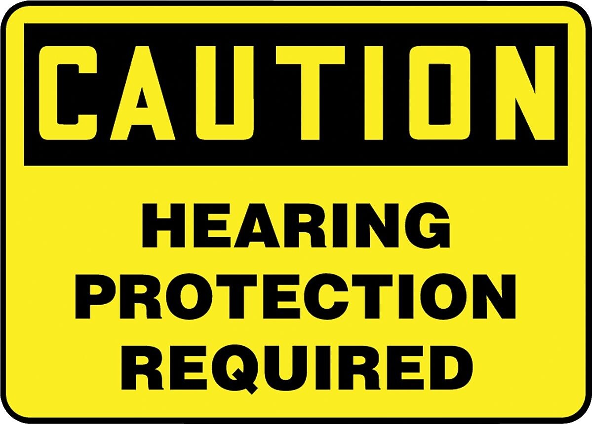 Accuform Signs® Safety Sign, Caution, 10" X 14", Adhesive Vinyl, Ea (MPPA630VS)