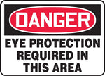Accuform Signs® Safety Sign, Danger, 10" X 14", Adhesive Vinyl, Ea (MPPE010VS)
