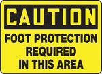 Accuform Signs® Safety Sign, Caution, 10" X 14", Adhesive Vinyl, Ea (MPPE553VS)