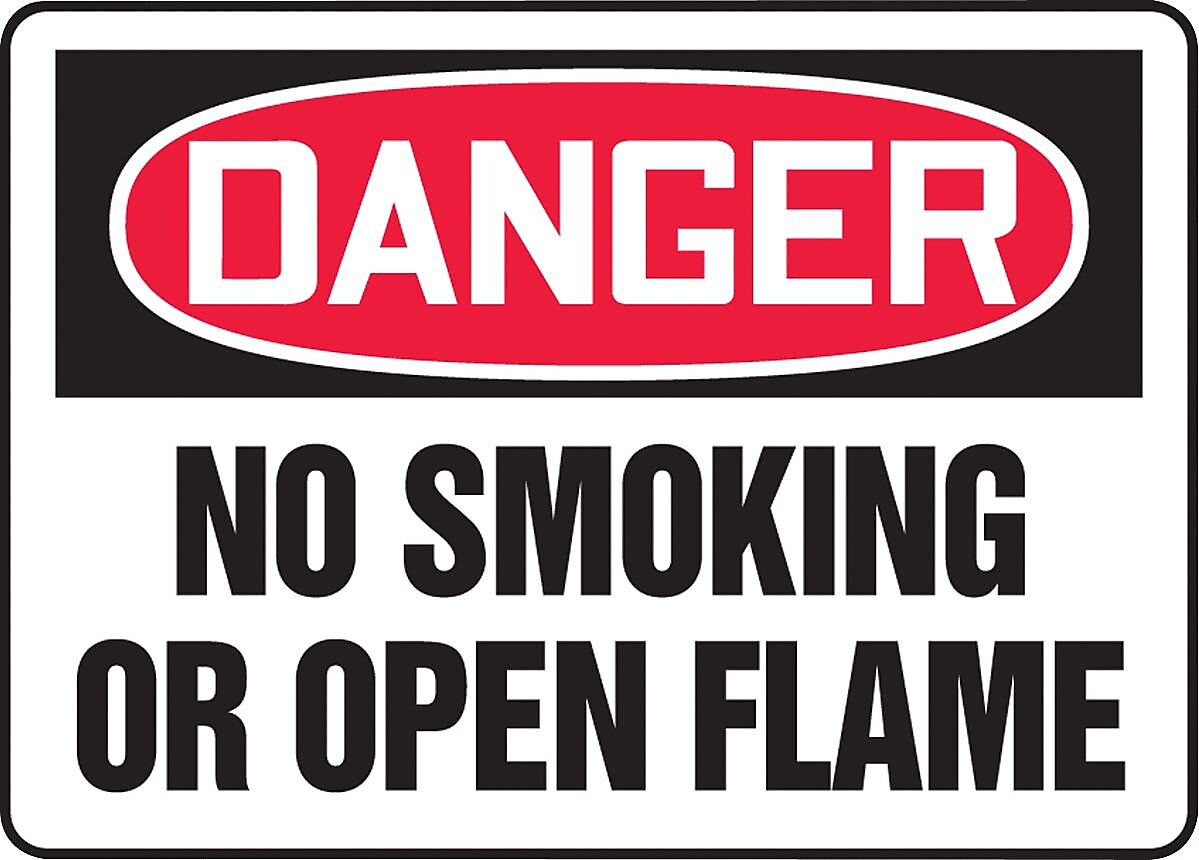 Accuform Signs® Safety Sign, Danger, 10" X 14", Adhesive Vinyl, Ea (MSMK050VS)