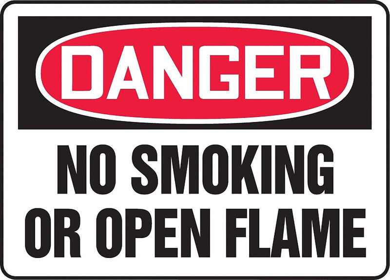 Accuform Signs® Safety Sign, Danger, 10" X 14", Adhesive Vinyl, Ea (MSMK050VS)