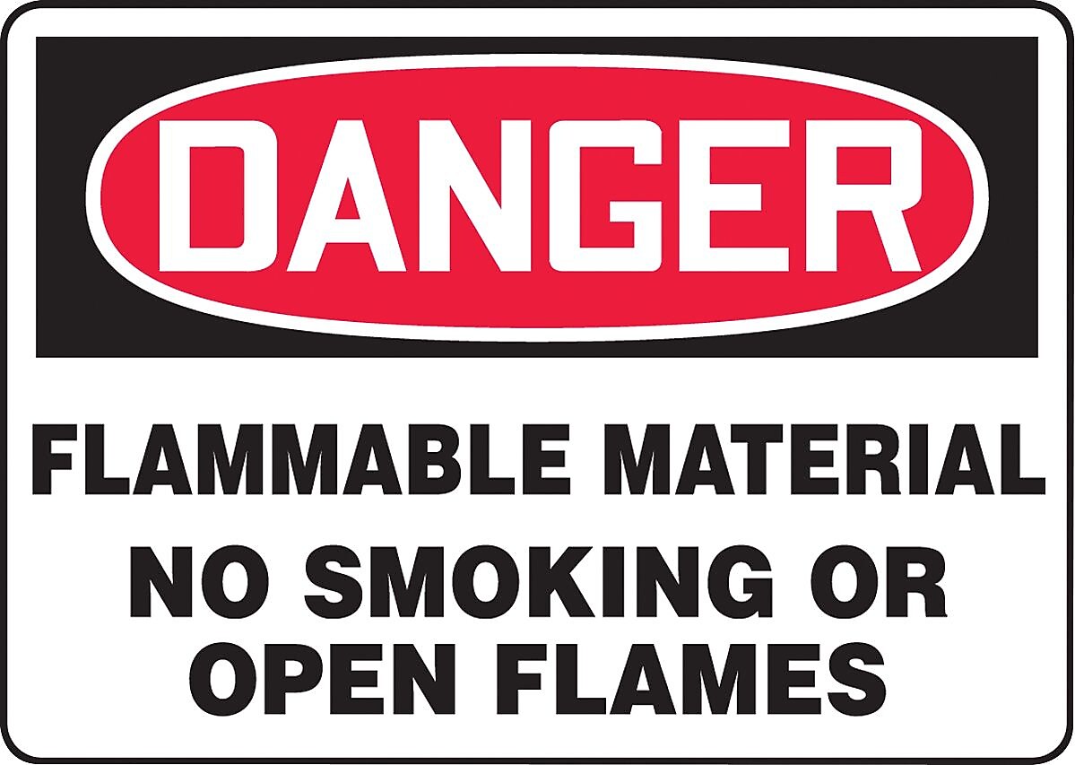 Accuform Signs® Safety Sign, Danger, 10" X 14", Adhesive Vinyl, Ea (MSMK243VS)