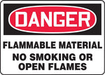 Accuform Signs® Safety Sign, Danger, 10" X 14", Adhesive Vinyl, Ea (MSMK243VS)