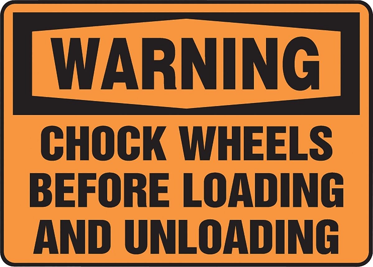 Accuform Safety Sign, Warning, 7" X 10", Adhesive Vinyl (MTKC302VS)