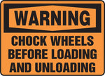 Accuform Safety Sign, Warning, 7" X 10", Adhesive Vinyl (MTKC302VS)