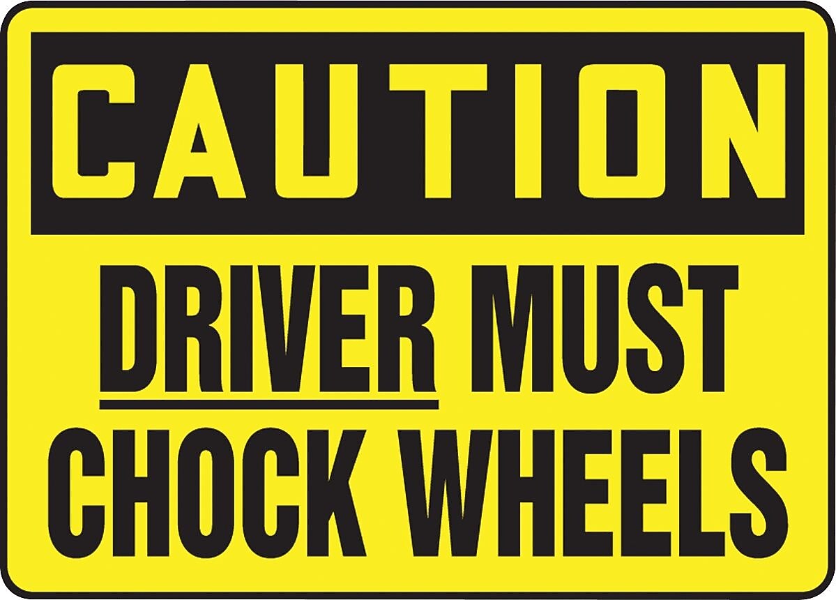 Accuform Signs® Safety Sign, Caution, 10" X 14", Adhesive Vinyl, Ea (MVHR626VS)