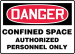 Accuform Safety Sign, Danger, 10" X 14", Plastic (MCSP141VP)