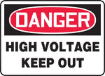 Accuform Safety Sign, Danger, 7" X 10", Plastic (MELC127VP)