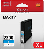 Canon 2200XL Cyan High Yield Ink Cartridge (9268B001)