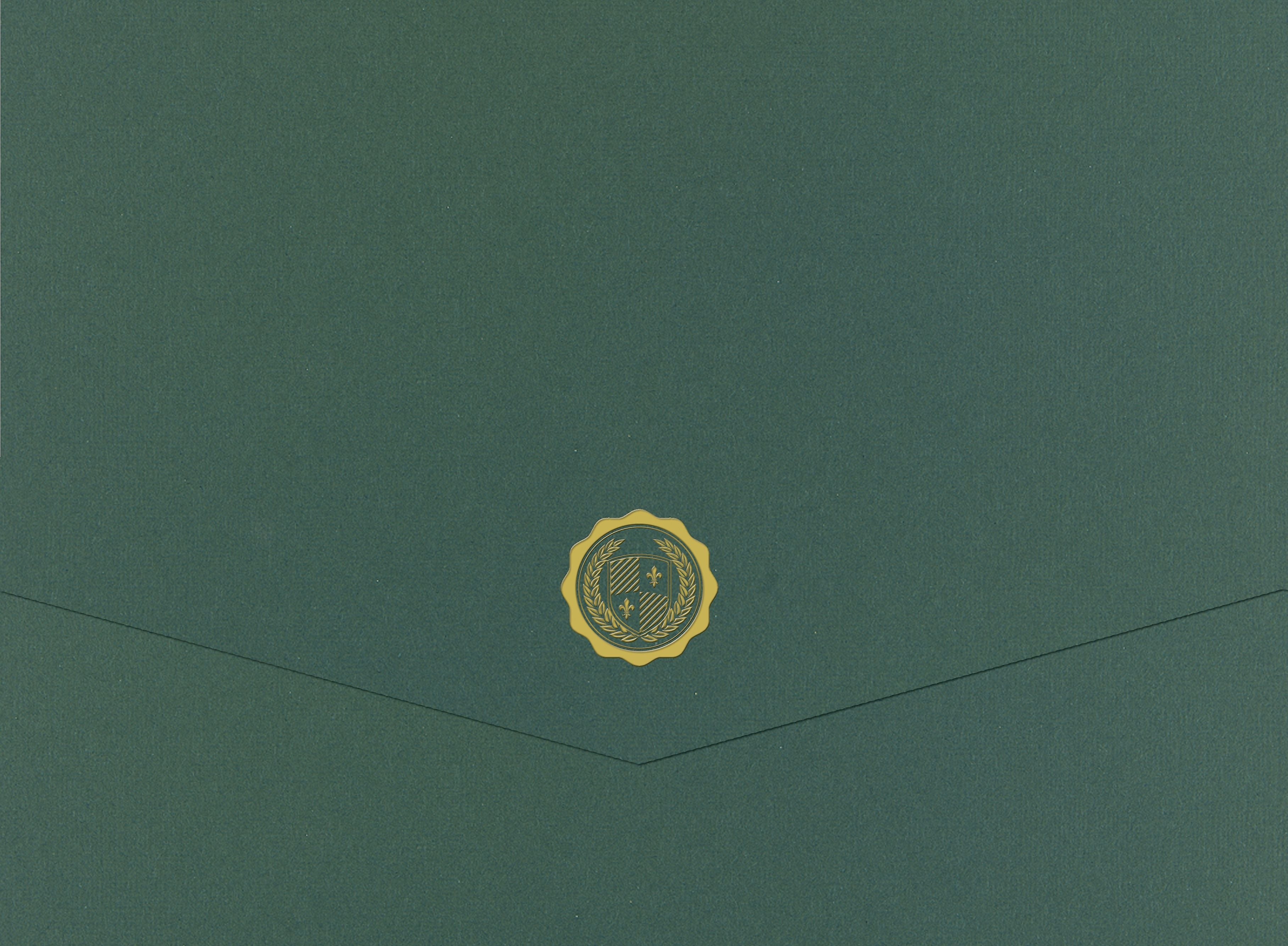 Great Papers Hunter Certificate Holders, 9.375" x 12", Green, 10/Pack (20103780PK2)