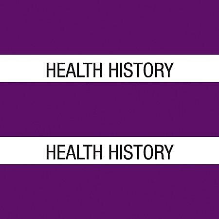 Medical Arts Press® Large Chart Divider Tabs, Health History, Purple