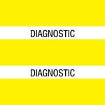 Medical Arts Press® Large Chart Divider Tabs, Diagnostic, Yellow