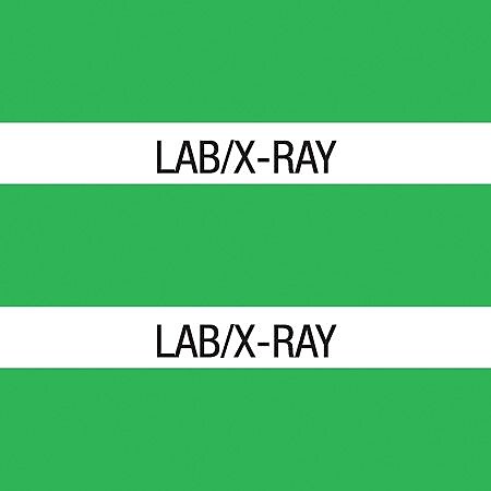 Medical Arts Press® Large Chart Divider Tabs, Lab/X-Ray, Lt. Green