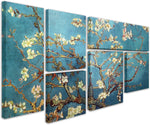 Vincent van Gogh 'Almond Blossoms' Gallery-Wrapped Canvas Art, 6-Panel Set