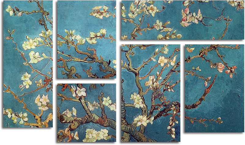 Vincent van Gogh 'Almond Blossoms' Gallery-Wrapped Canvas Art, 6-Panel Set
