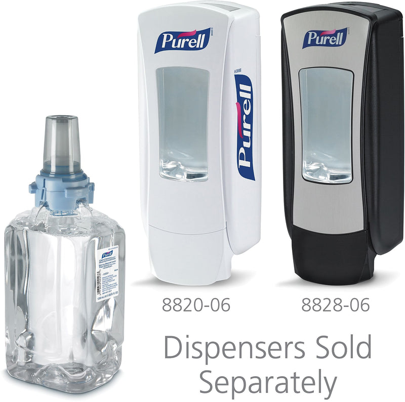 PURELL Advanced 70% Alcohol Foaming Hand Sanitizer Refill for ADX-12 Dispenser, 1200 mL., 3/Carton (8804-03)