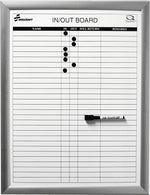AbilityOne SKILCRAFT In/Out Board, 18" x 24", 29 Person Board