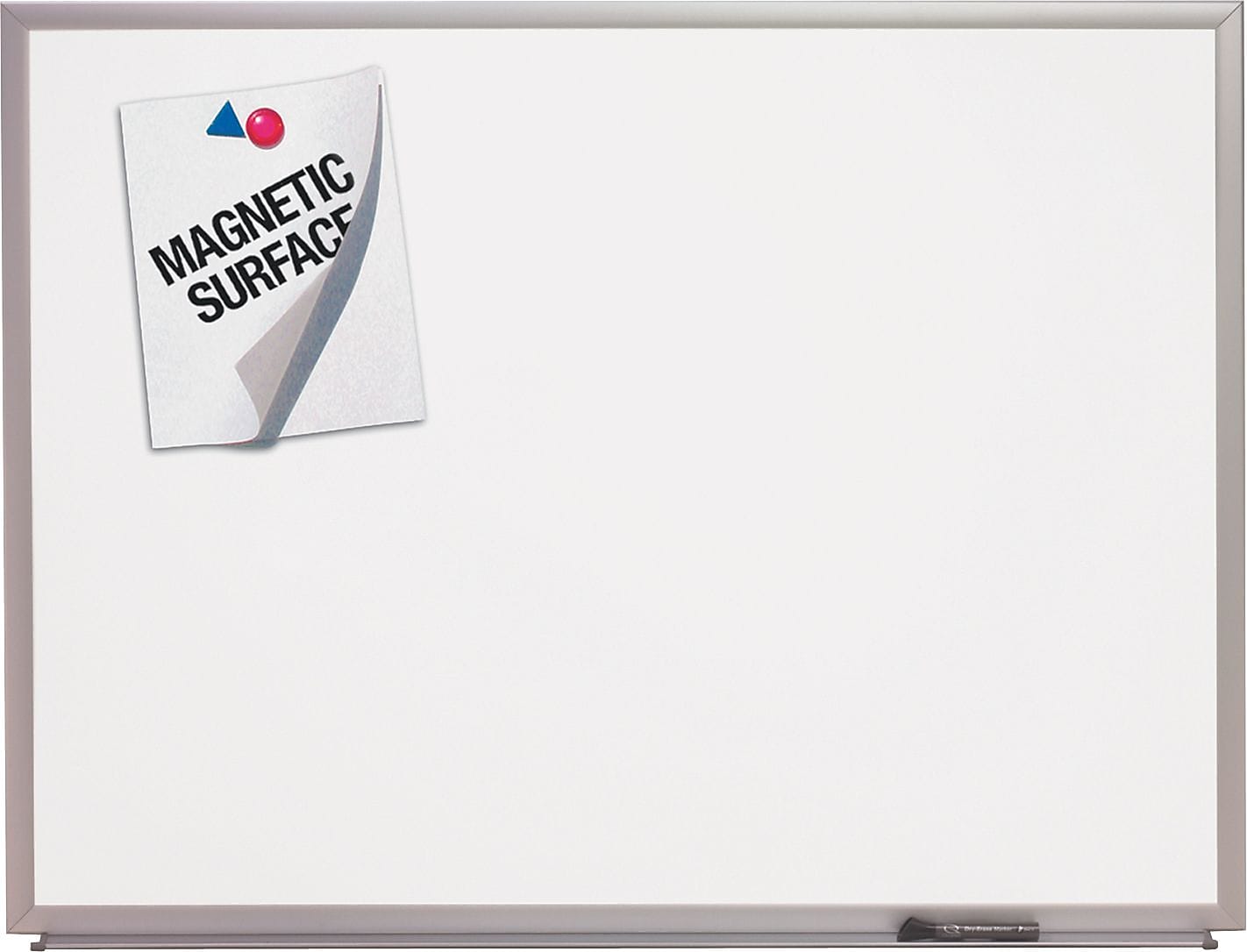 AbilityOne SKILCRAFT Magnetic Porcelain Dry Erase Board, 48" x 72