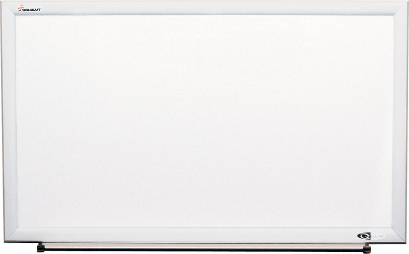 AbilityOne Magnetic Dry Erase Board, 18 x 30, White Frame (7110015680400)