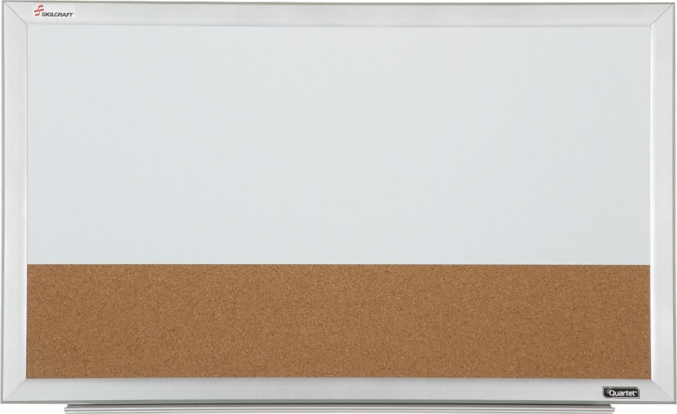 AbilityOne Combo Board, 22 x 32, White Frame (7110015680402)