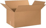 24" x 16" x 12" Shipping Boxes, 32 ECT, Brown, 120/Pallet (241612PL)