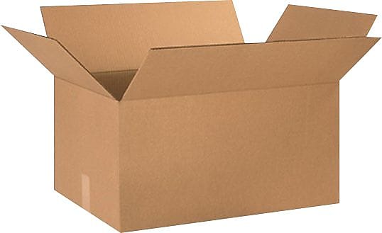 24" x 16" x 12" Shipping Boxes, 32 ECT, Brown, 120/Pallet (241612PL)