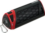 First Alert Portable Outdoor Bluetooth Speaker, Black/Red (SFA900)