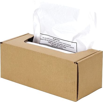 Fellowes® Waste Bags for AutoMax™ 500C and 300C Shredders, 50/Box