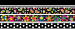 Barker Creek Double-Sided Border Set, 35" x 3", Graphic Design, 4 designs, 48/Set (SS0956)