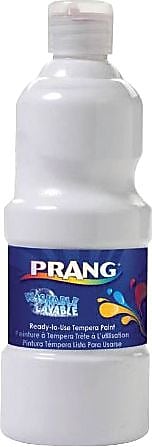 Prang Washable Tempera Paint, White, 16 oz. (10707)