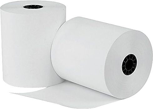 uAccept POS Thermal Paper Rolls, 3 1/8" x 220', 12 Rolls/Pack (MA812)