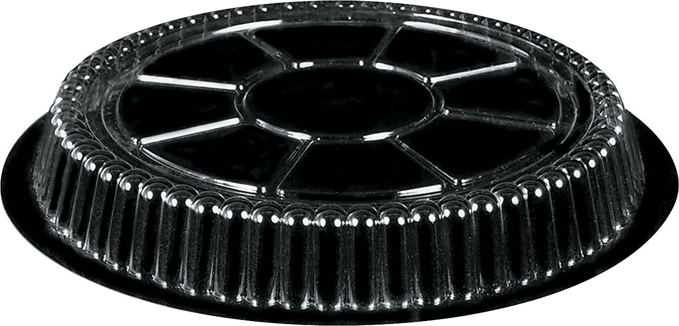 Durable Plastic Dome Lid, 9"(Dia), Clear, 500/Carton (HFA2046DL)