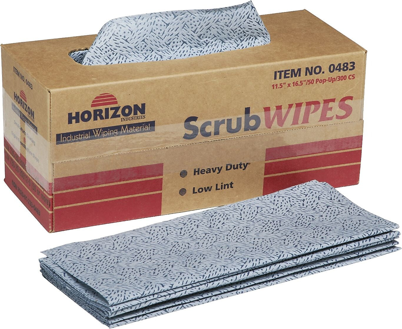 7920012330483 Skilcraft Scrubwipes Preparation Wipers, Blue, 300/Carton (NSN2330483)
