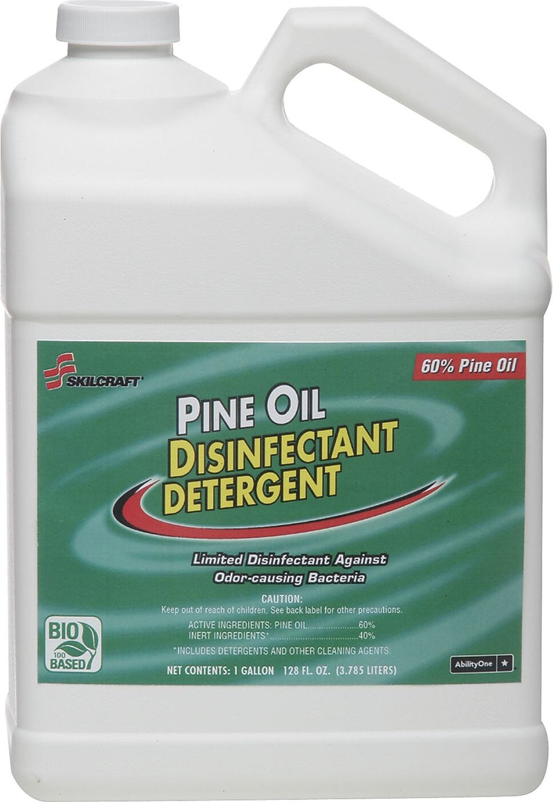 AbilityOne Pine Oil Disinfectant Detergent, 1 gal Bottles