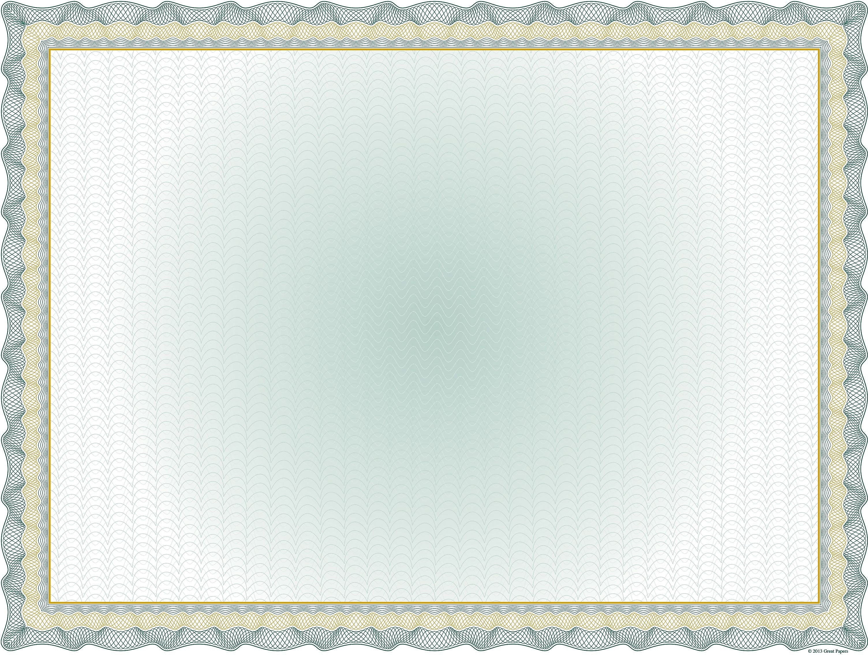 Great Papers Twisty Graph Certificates, 8.5" x 11", Green, 30/Pack (2013306PK2)