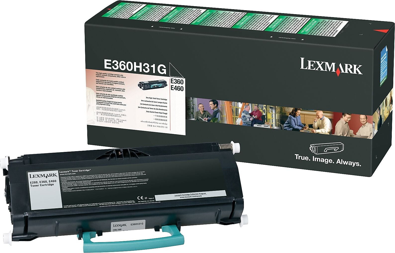 Lexmark E360H31G Black High Yield Toner Cartridge