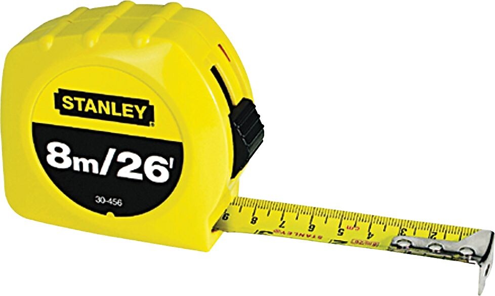 Stanley® Tape Rules, 1" x 26ft Blade, 8m