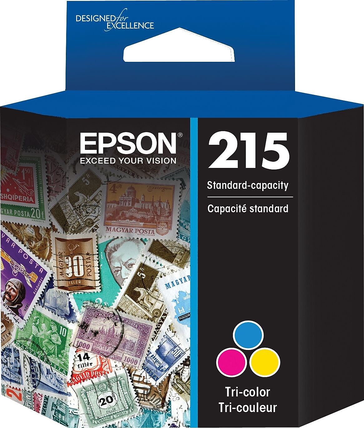 Epson T215 Tri-Color Standard Yield Ink   Cartridge