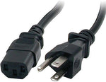 StarTech 6' NEMA5-15P To IEC 60320 C13 Computer Power Cord, Black